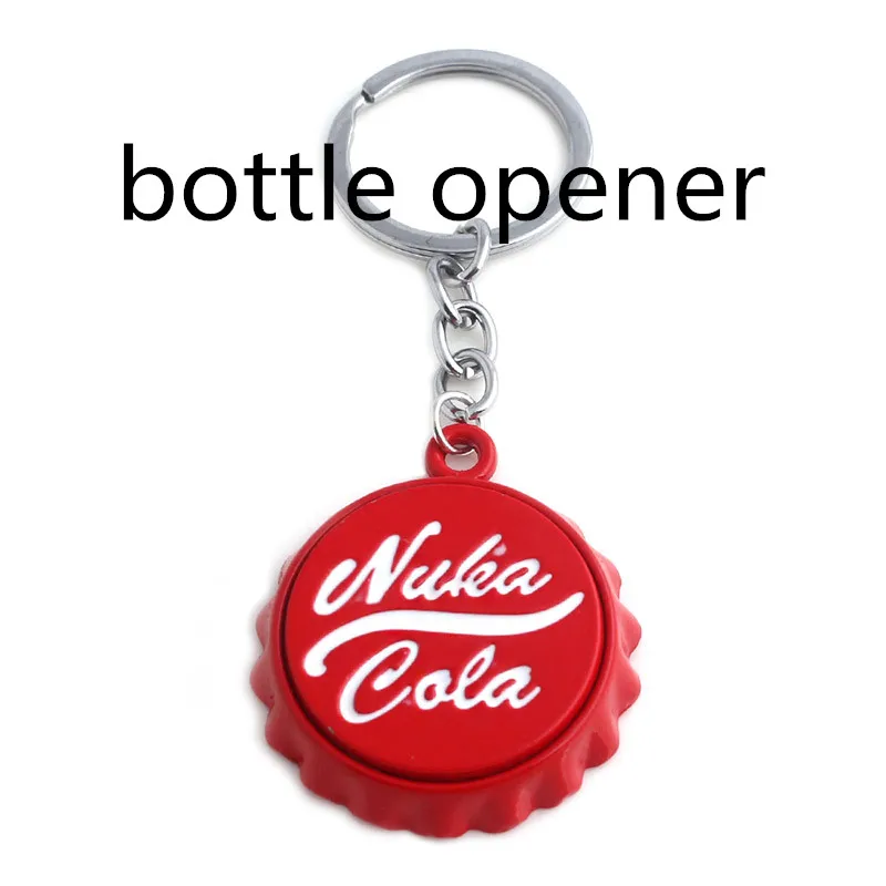 Игра Nuka Cola botter открывалка брелок Подвеска Пип бой ювелирные изделия подарок для автомобиля ключница дружба аксессуары - Цвет: Red