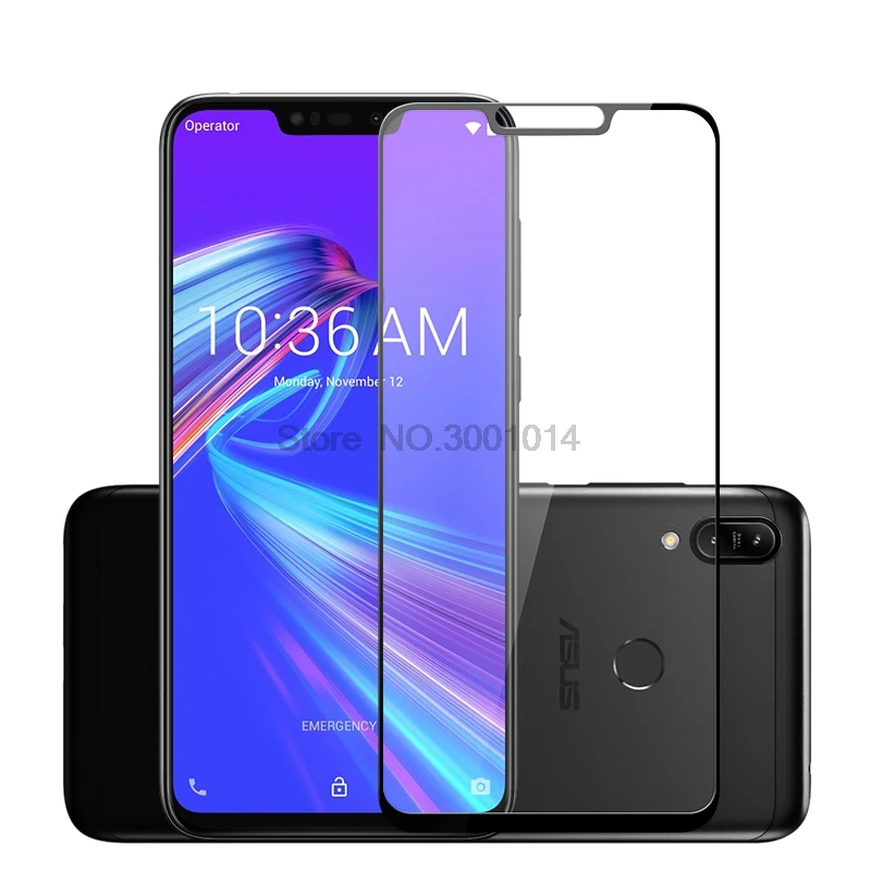 Для Asus Zenfone Max M2 ZB633KL закаленное стекло для защита экрана с полным клеем 6 0|Защитные