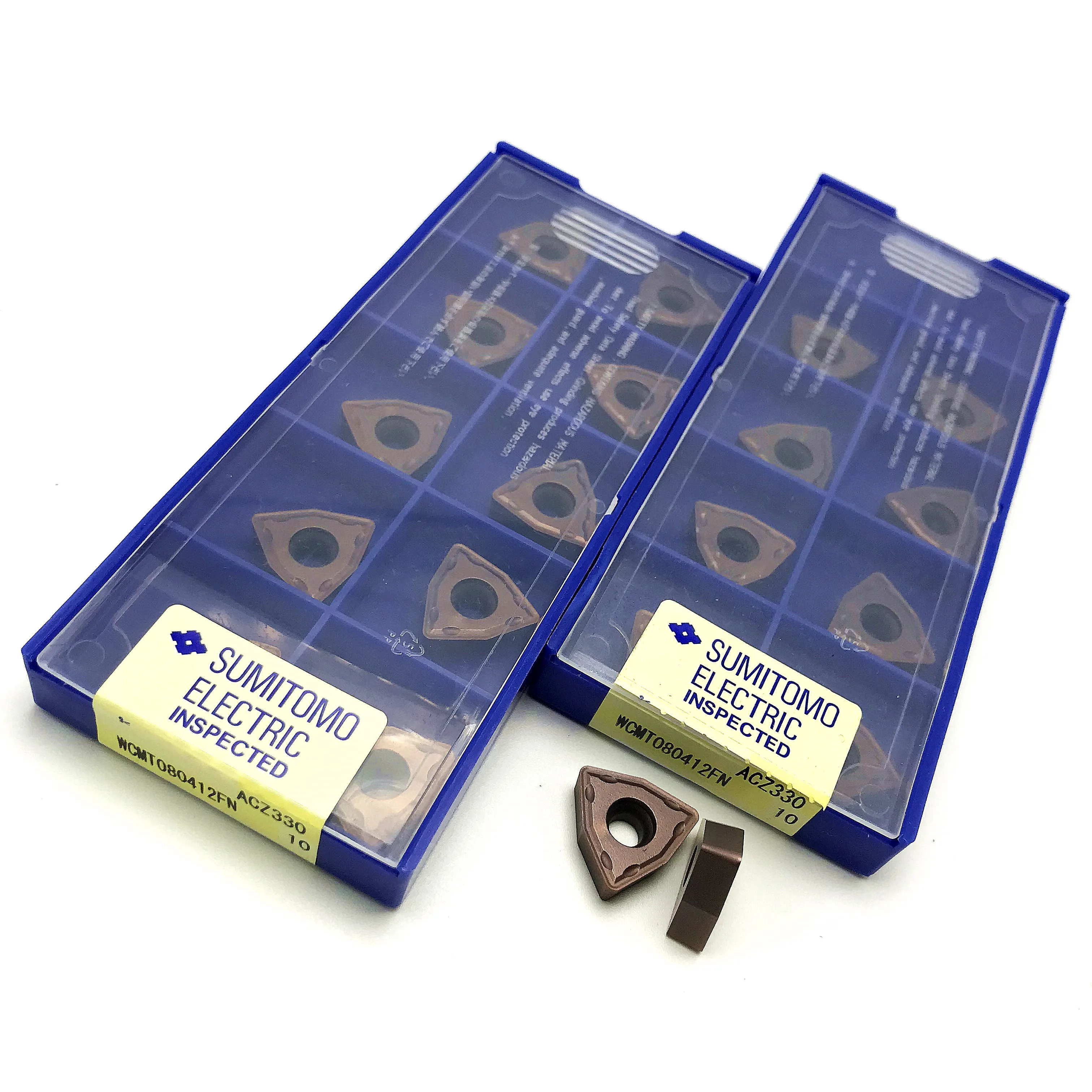 

20PCS U-drill bit WCMT080412FN ACZ330 lathe drill bit, turning and milling universal
