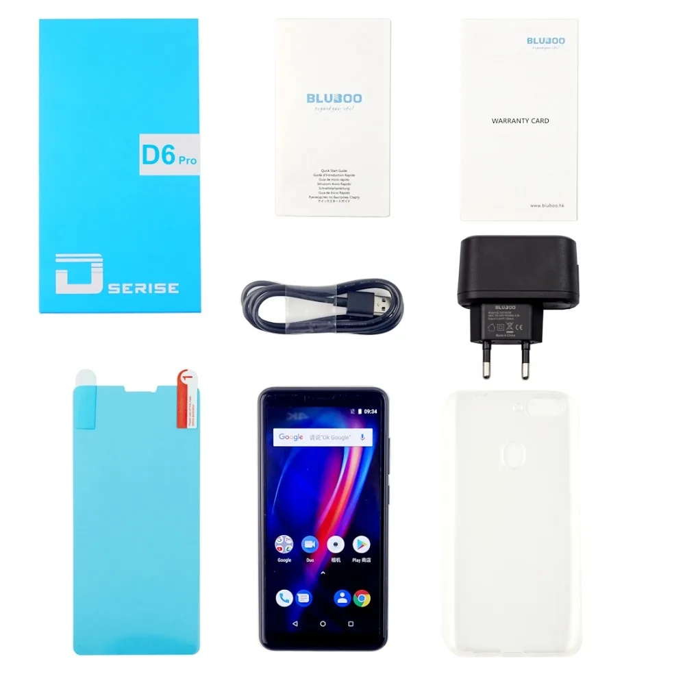 BLUBOO D6 Pro 2GB+16GB Mobile Phone Dual 5.0MP Fingerprint Unlocked 5.5'' Android 8.1 MTK6739V Quad Core Dual SIM Smartphones BLUBOO D6 Pro 2GB+16GB Mobile Phone Dual 5.0MP Fingerprint Unlocked 5.5'' Android 8.1 MTK6739V Quad Core Dual SIM Smartphones