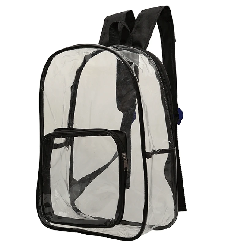 

Transparent Clear Backpack Adult Kids Student Sports School Travel Bags Striking