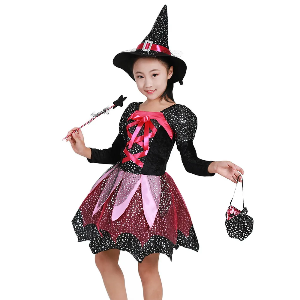 Best Selling Toddler Kids Baby Girls Halloween Clothes Costume Dress