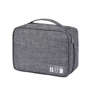

Travel Cable Bag Portable Digital USB Gadget Organizer Charger Wires Cosmetic Zipper Storage Pouch Kit Case Accessories Suppli