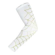 1 шт. дышащие рукава для рук быстросохнущая Защита от ультрафиолетовых лучей Бег Баскетбол налокотник фитнес защита от нарукавников спортивные велосипедные нарукавники