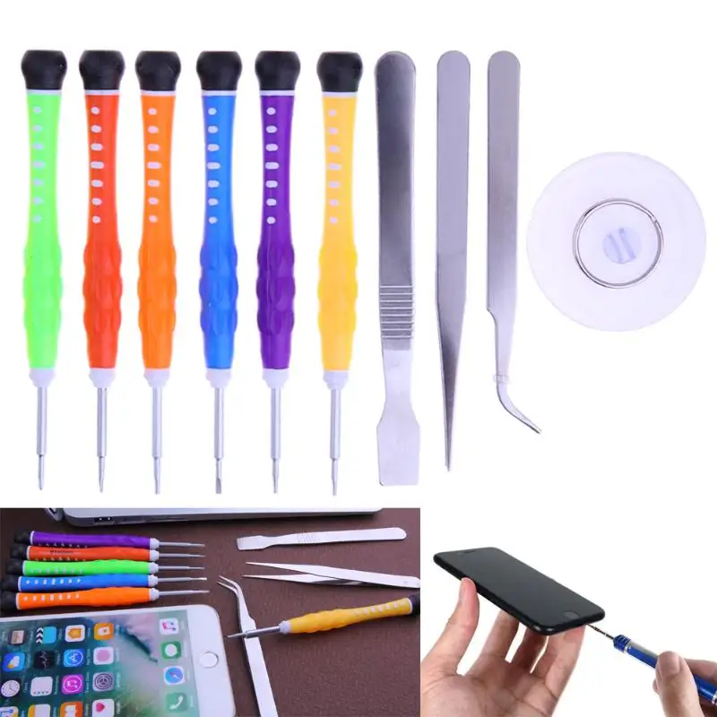 Best Quality 10 IN1 Mobile Repair Opening Tools Kit Set Pry Screwdriver