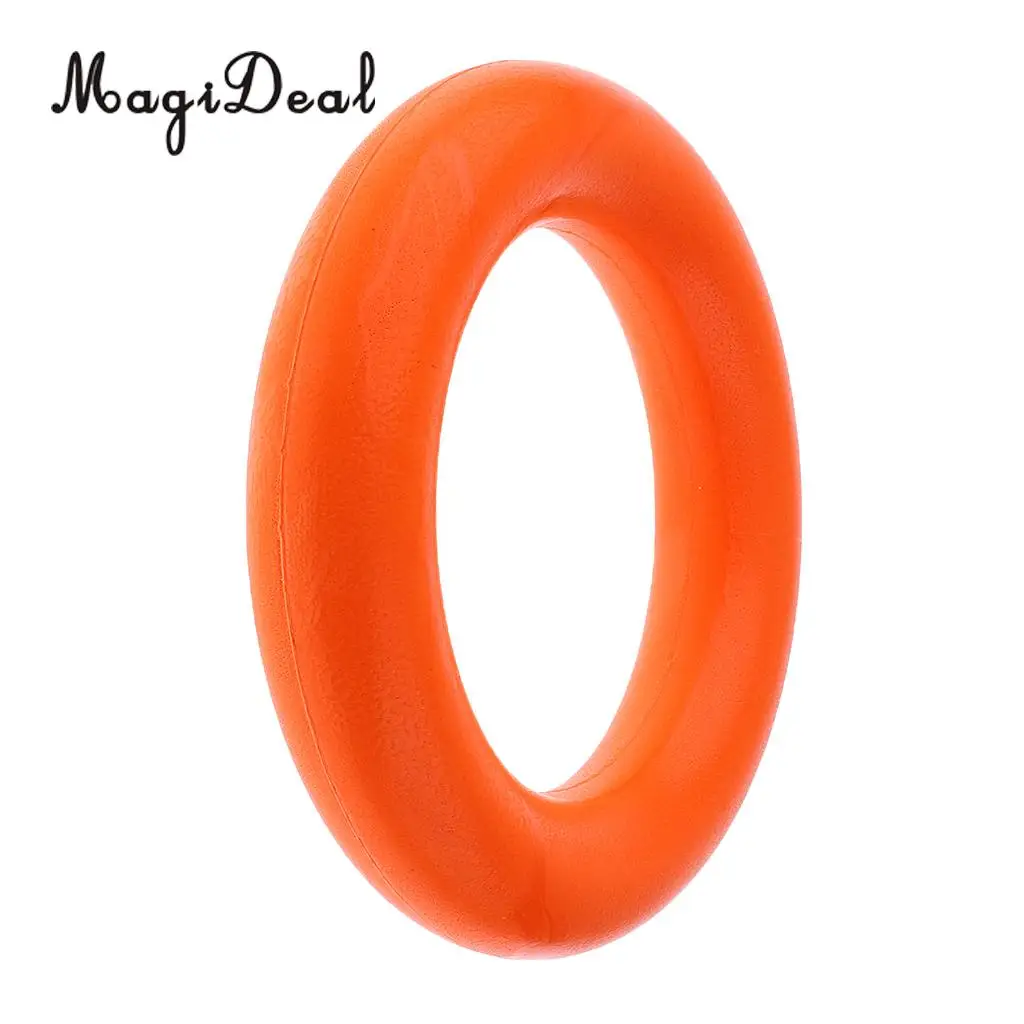 MagiDeal Rubber Round Floating Ring Float Buoy for Water Sports Sailing Boating Swimming Life Saving Rope Cord