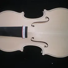 1 шт. качество цельный клен сзади качество белая скрипка нелакированный эбеновый гриф ель Топ WH0506