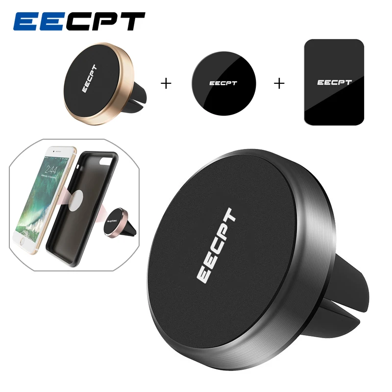 

EECPT Car Phone Holder Magnetic Air Vent Mount Phone Stand Magnet Support Cell in Car GPS for iPhone XS Max X 8 7 Samsung S10 S9