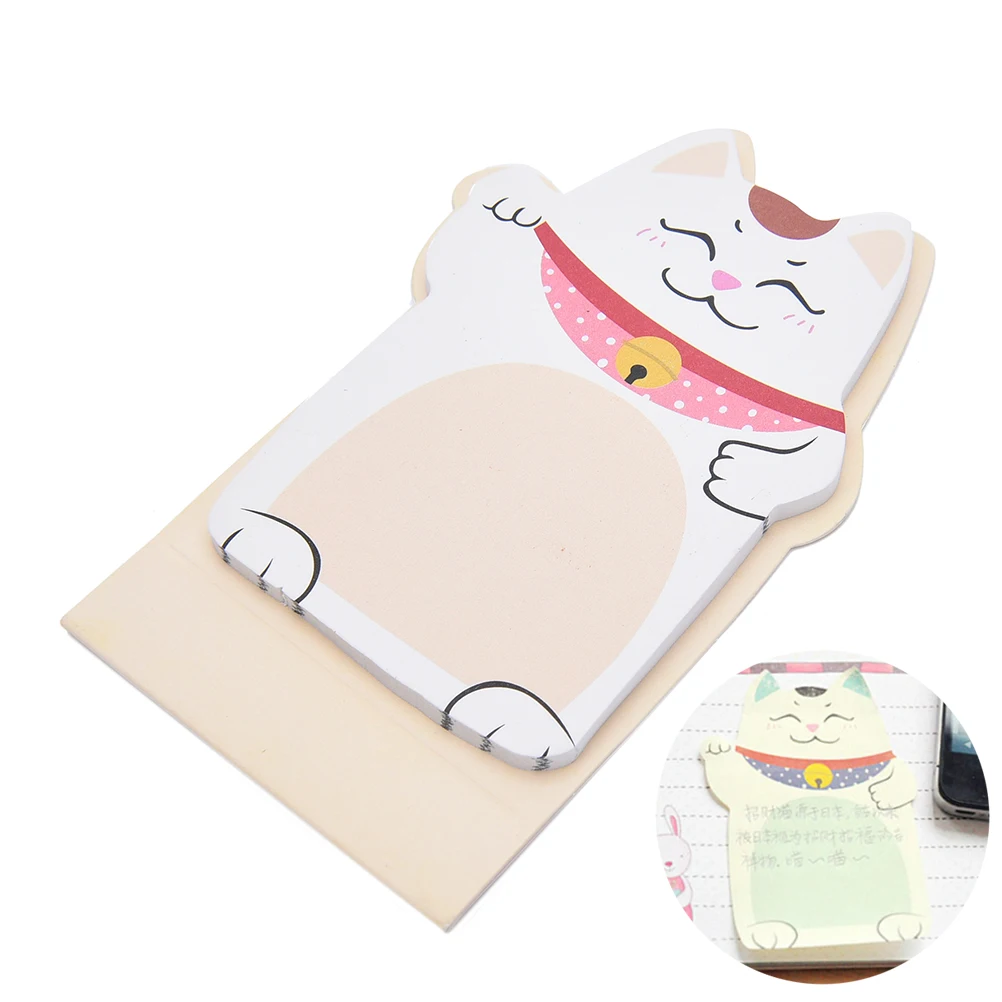 Милая Мини наклейка для планировщика Kawaii с изображением счастливого кота