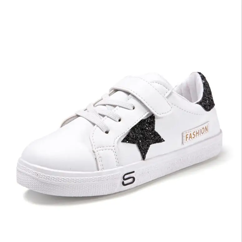 839 22 De Descuento4 5 6 7 8 9 10 11 12 Años 2018 Nueva Primavera Otoño Casual Falt Zapatos Para Niñas Niños Escuela Niños Zapatillas Blancas