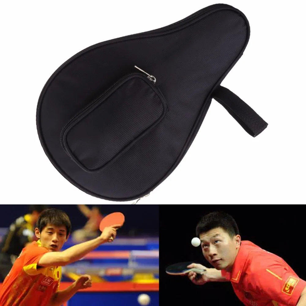 

Waterproof Table Tennis Racket cPaddle Bat Bag Pouch with Ball Case