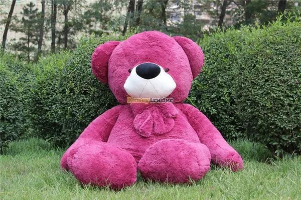 Fancytrader Real Picture! 1 pc Biggest 79`` 200cm Giant Plush Stuffed Teddy Bear, 2 Colors, Free Shipping FT50718 (8)