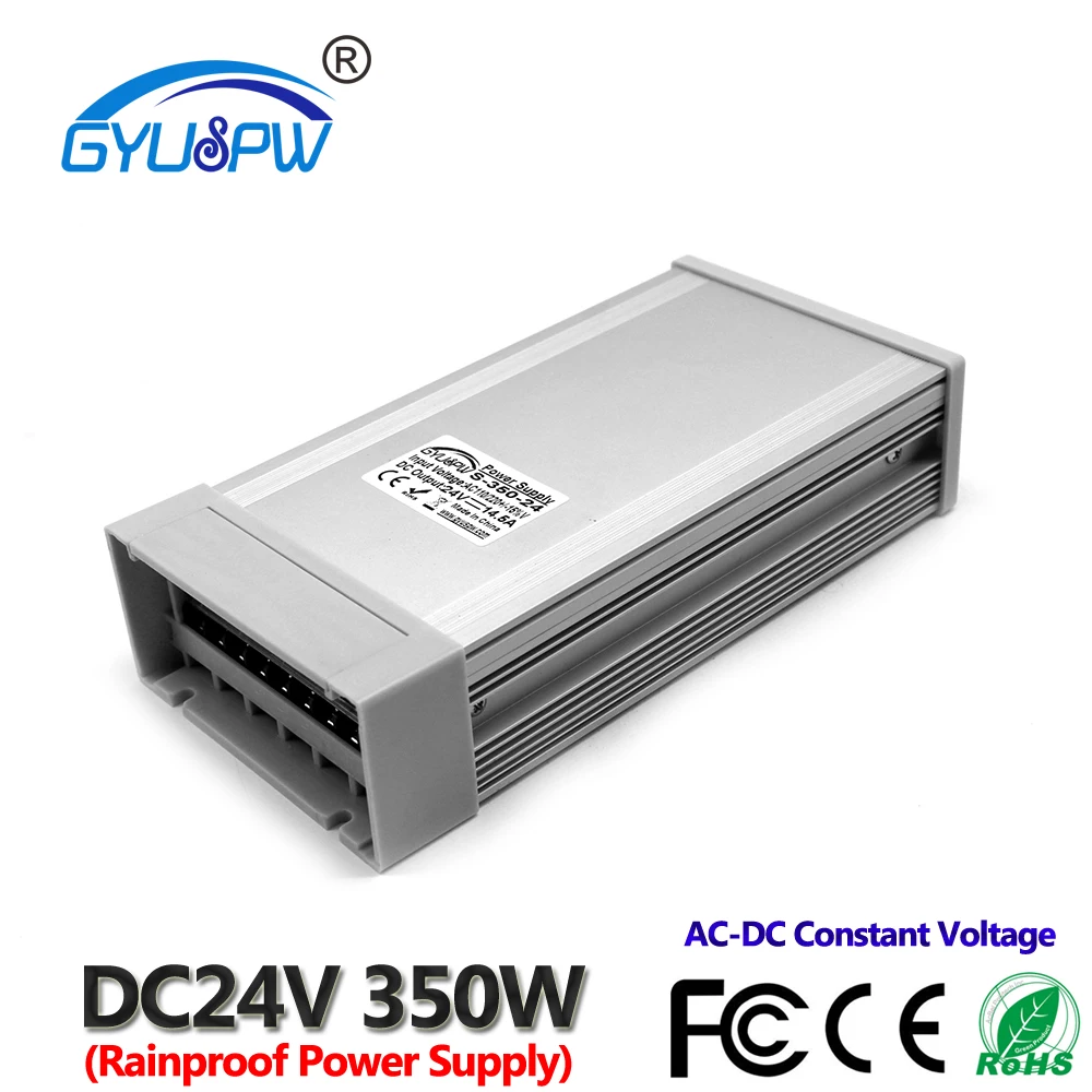 Одиночная Выходная стандартная мощность питания DC24V 300W 350W 360W 400W драйвер
