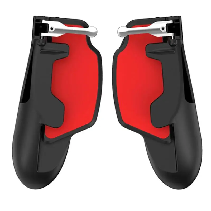 2pcs H7 планшет игровой контроллер Джойстик триггер геймпад ручка для PUBG поддержка дропшиппинг - Цвет: Красный
