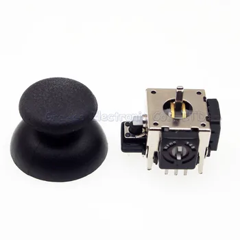 

5pcs Iron core 3D Analog Joystick with 5pcs analog thumb stick cap for ps2 controller