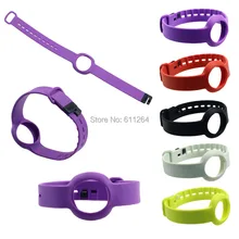 DHL 100 шт./лот UP MOVE замена запястье каучуковый ремешок Wristand для Jawbone UP MOVE большой/маленький Размеры с застежка