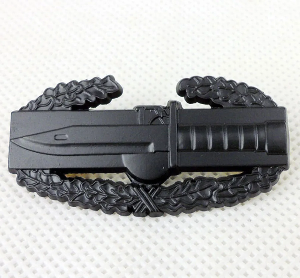 

Black Metal US Army Combat Action Badge Insignia Pin