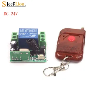 

Sleeplion LED Light Motor 24V 10A Relay Switch 1CH wireless Remote Control Switch Transmitter+ Receiver On/Off 24V Relay Module