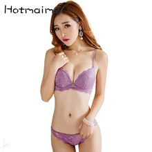 Топ брендовый качественный бюстгальтер и трусики Новое поступление сексуальное пуш-ап нижнее белье для девочек и женщин и трусики плюс размер комплект цветочных бюстгальтеров дешево