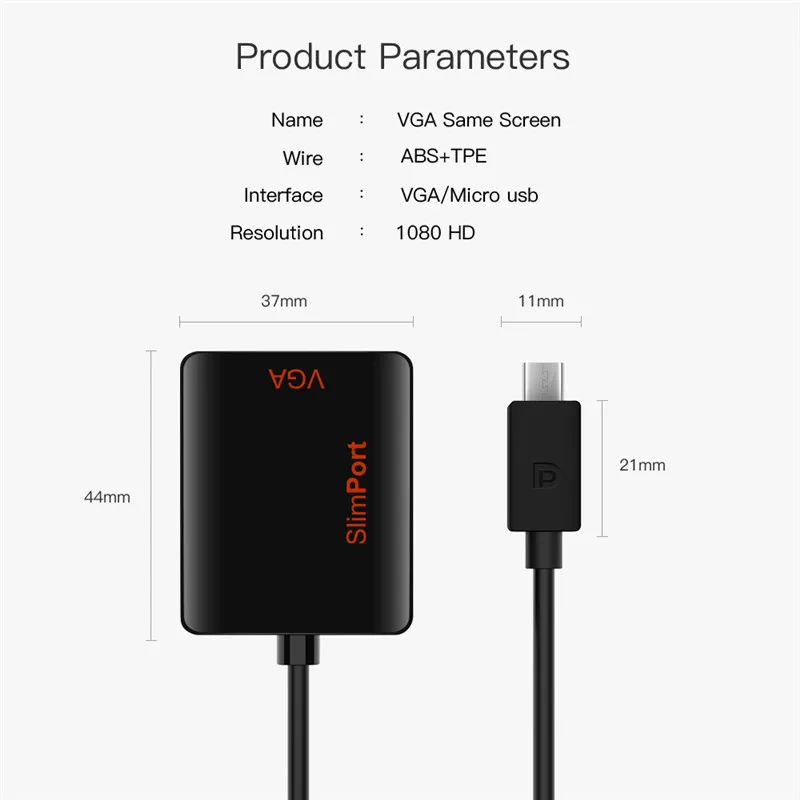 Микро USB к VGA адаптер папа к женскому 1080 конвертер Кабель Microusb для samsung LG Xiaomi Huawe для телефона Android VGA адаптер