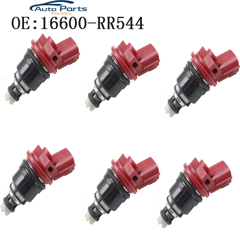 6 шт. Топливные форсунки для Nissan Skyline R33 RB25DE RB25DET-Fairlady 16600-RR544 16600RR544