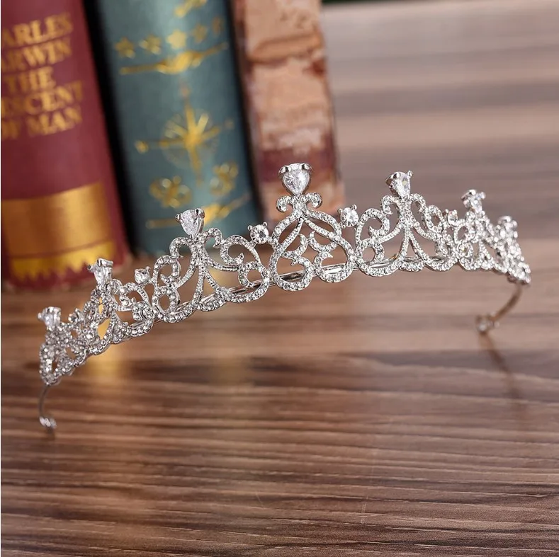 Ownlife Women Double Row Pearl Crystal Beads Headband Hairband Tiara Princess Bridal Wedding Crown Jewelry Hair Accessories