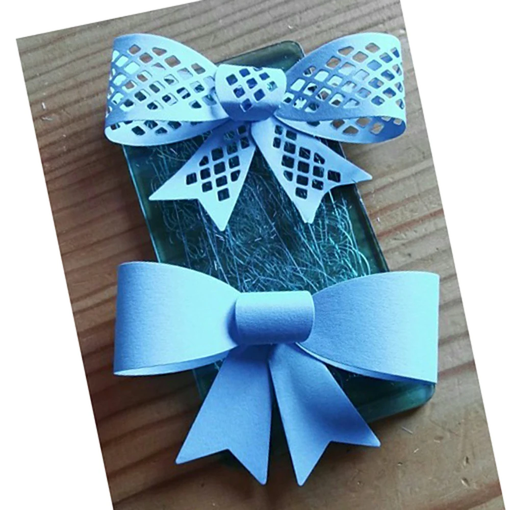 

Swovo Bow tie Die Metal Cutting Dies Stencils for DIY Scrapbooking Album Paper Card Decorative Craft Embossing Die Cut