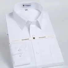 Качественные хлопковые деловые мужские рубашки квадратный воротник с длинными рукавами, Классические классические мужские топы