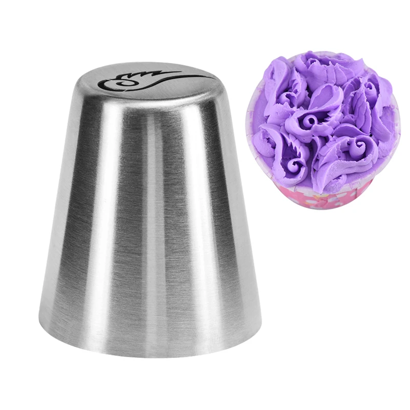

VOGVIGO DIY Cake Decorating Tools Valentine's Day Cutting Russia Nozzle Tips Icing Piping Nozzle Stainless Steel Cream Nozzles