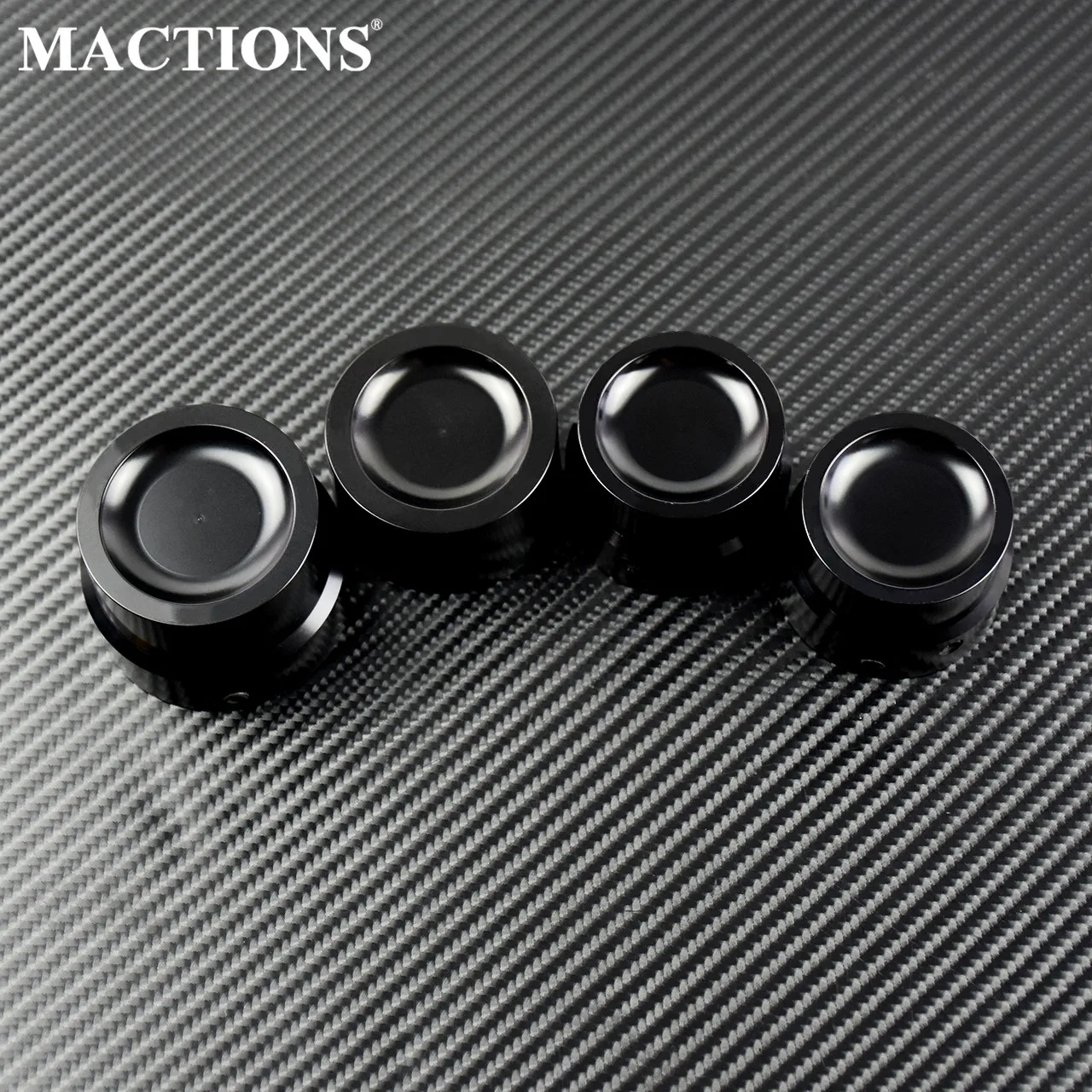 Motorcycle Black Front Rear Axle Nut Covers Cap For Harley Sportster XL 1200 883 Touring Electra Glide Road King Softail Dyna