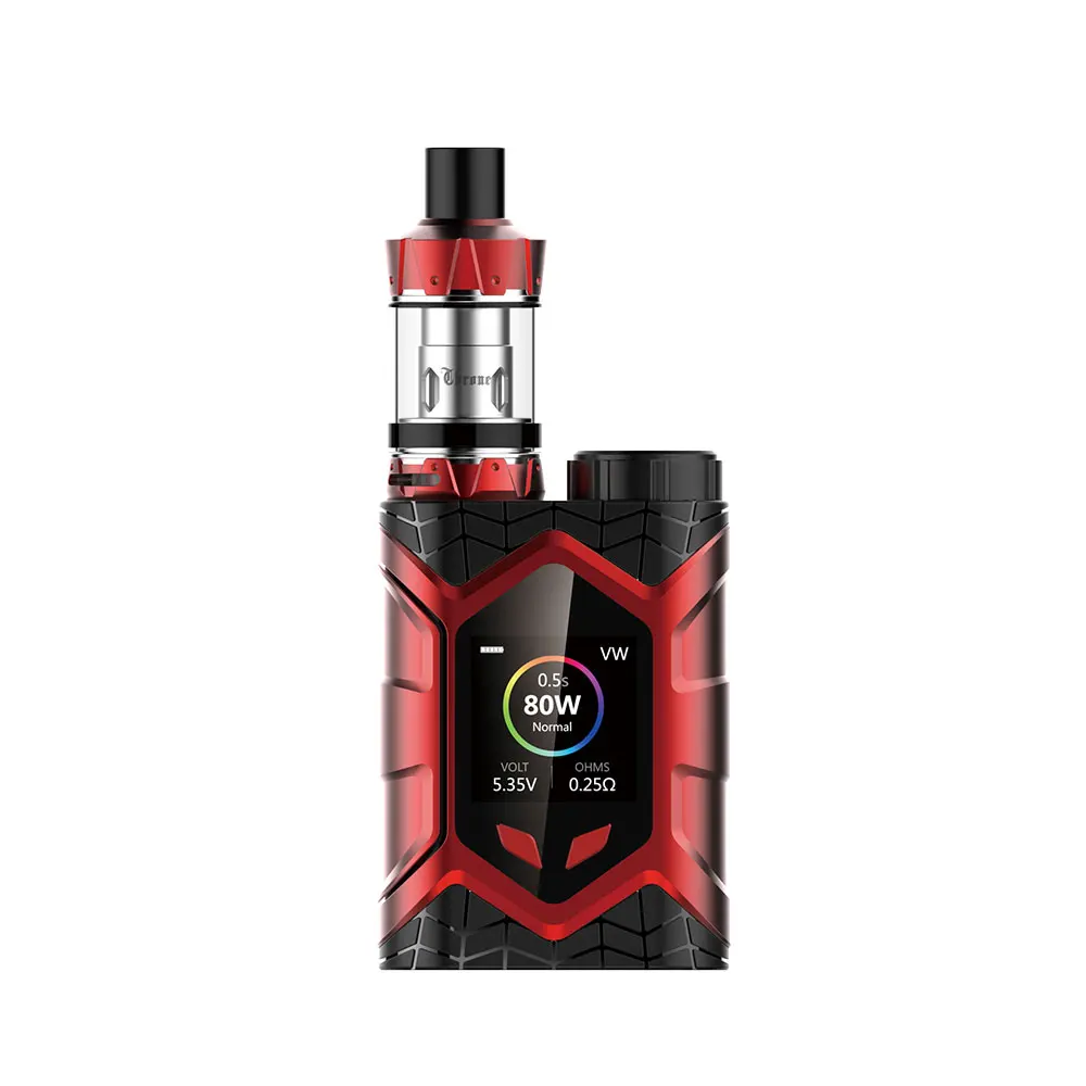 

E Cigarette Vaptio Wall Crawler 80W Vaporizer kit 5ml Frogman TANK 1.3inch TCR Screen Vapor Kit Supported Single 18650 battery