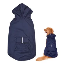 

Waterproof pet Dog Coat Jacket Reflective Dog Raincoat with Leash Hole Clothes For Small Medium Large Dogs Labrador
