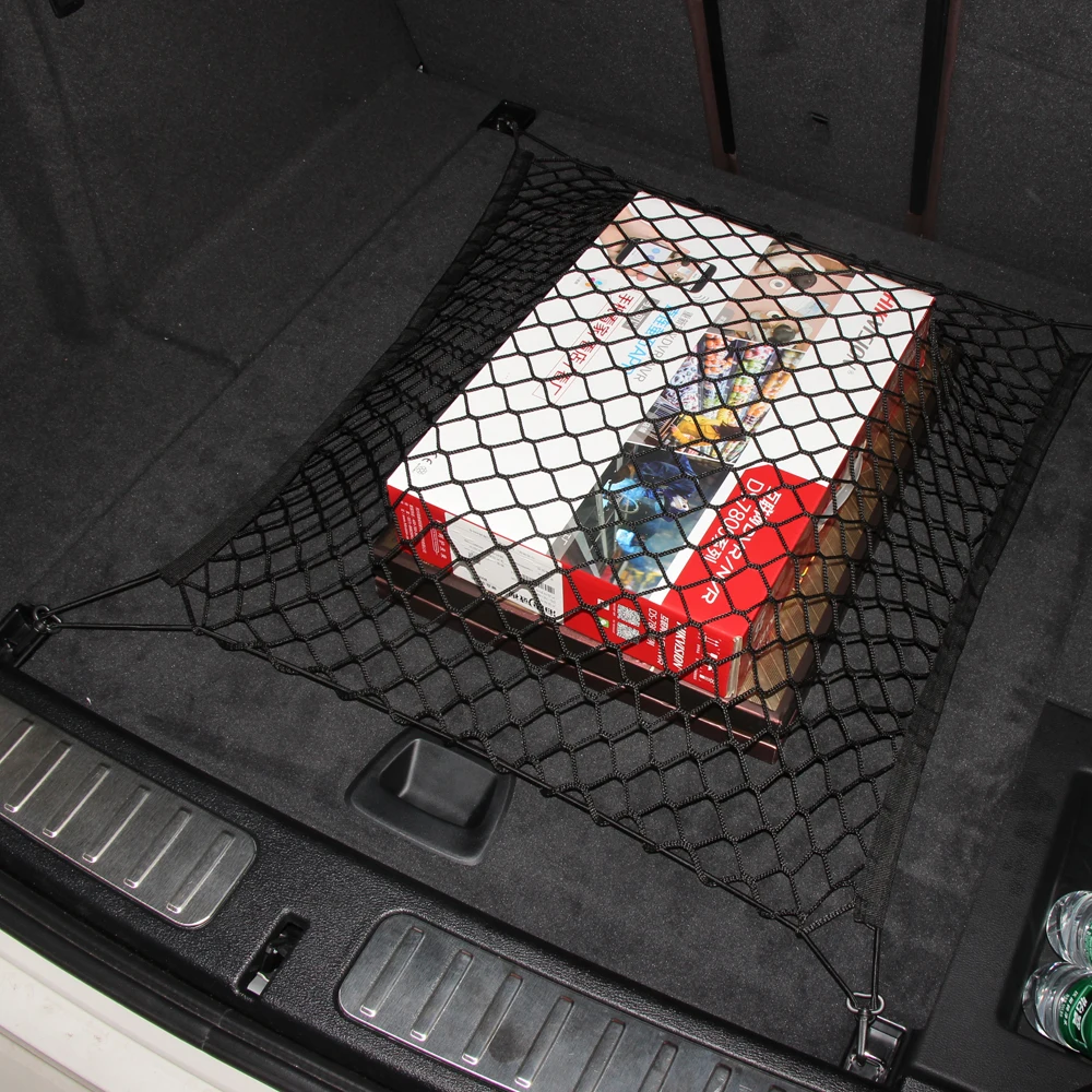 Органайзер для багажника автомобиля/сетка для хранения сидений автомобиля для Kia Rio K2 Soul Mazda 3 6 Skoda Octavia A5 аксессуары