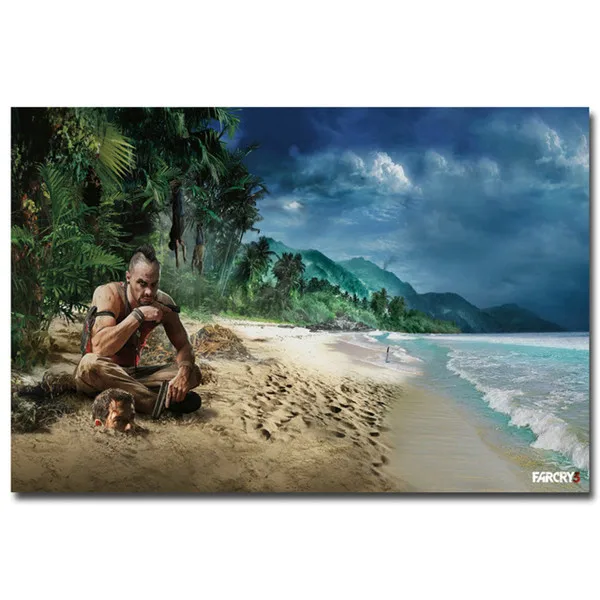

Nordic Decoration FAR CRY 3 4 Wall Art Canvas Painting Poster Prints Hot Game Picture For living room Decoration Home Decor 009