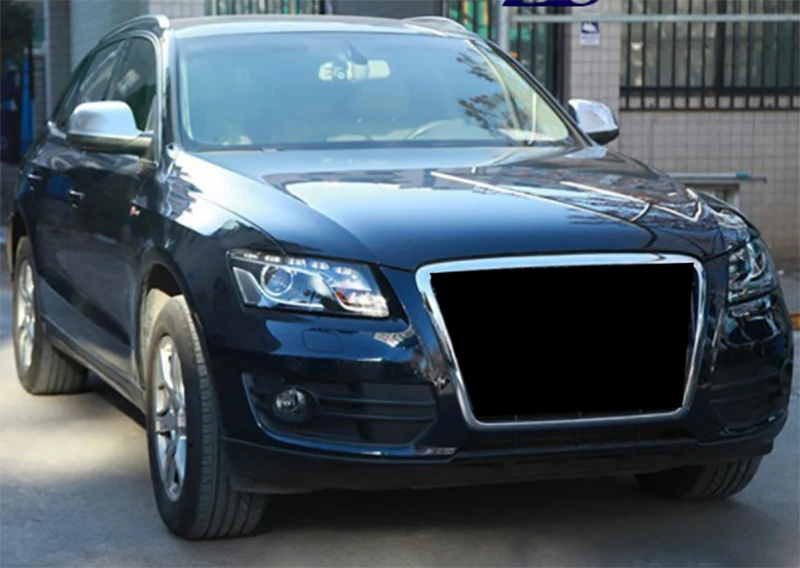 Для Audi Q5 8R Q7 4L SQ5 Chrome Боковая защитные колпачки для зеркала 2009 2010 2011 2012 2013 жемчужный никель Матовый Серебристый