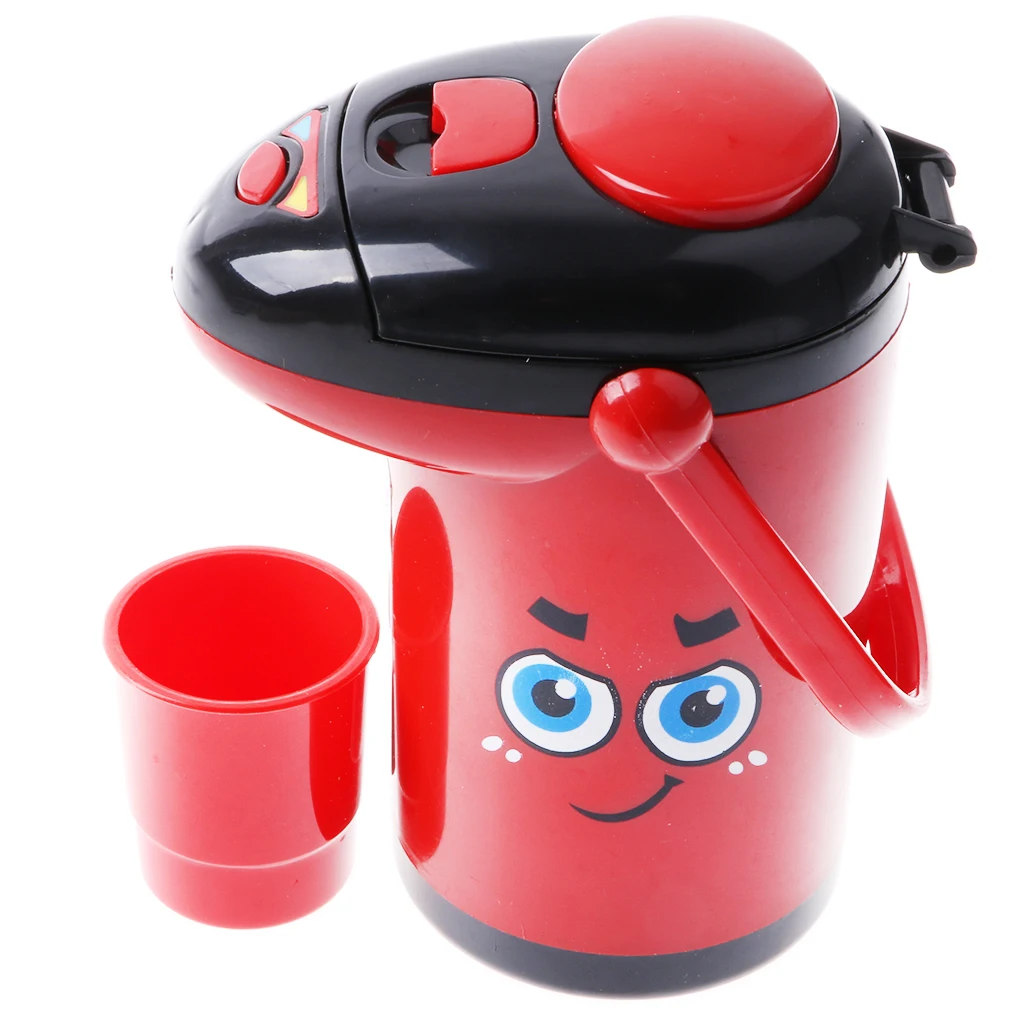 Simulation Electric Kettle Home Appliances Toys w/ Sounds & Lights - Baby Kids Pretend Play Kitchen Cooking Play Food Set Toy