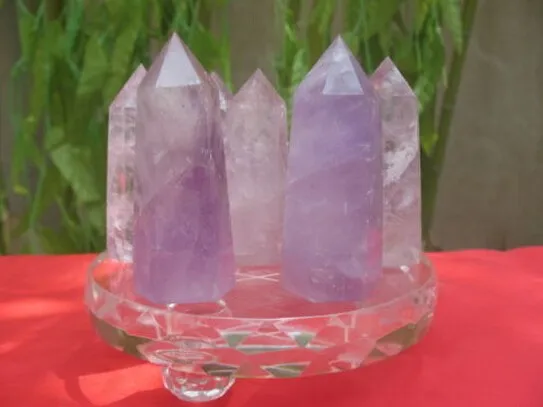 Природный аметист драгоценный камень ТОЧКА Рейки HealingSeven звезда массив