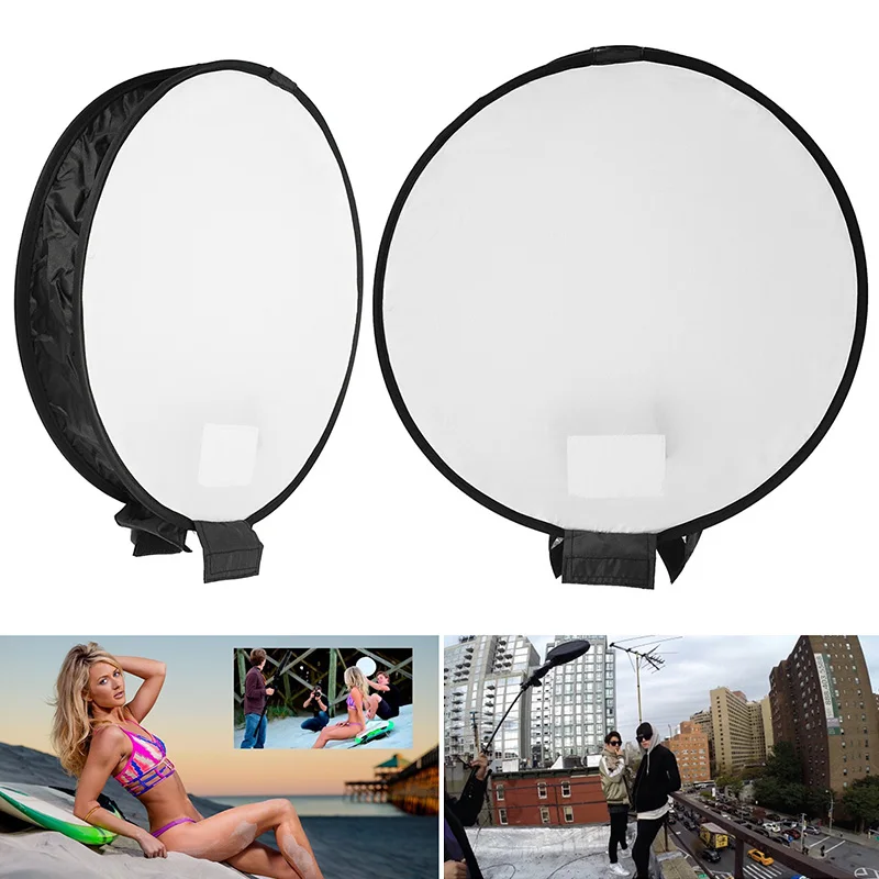 

40cm Round Softbox Universal Portable Foldable Photography Flash Diffuser Softbox @JH