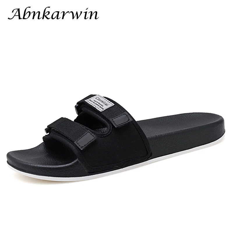 

Summer Fashion Slide Slippers Men Light Comfortable Mens Slides Beach Designer Flip Flops Brand Indoor Couples Slippers Size 45