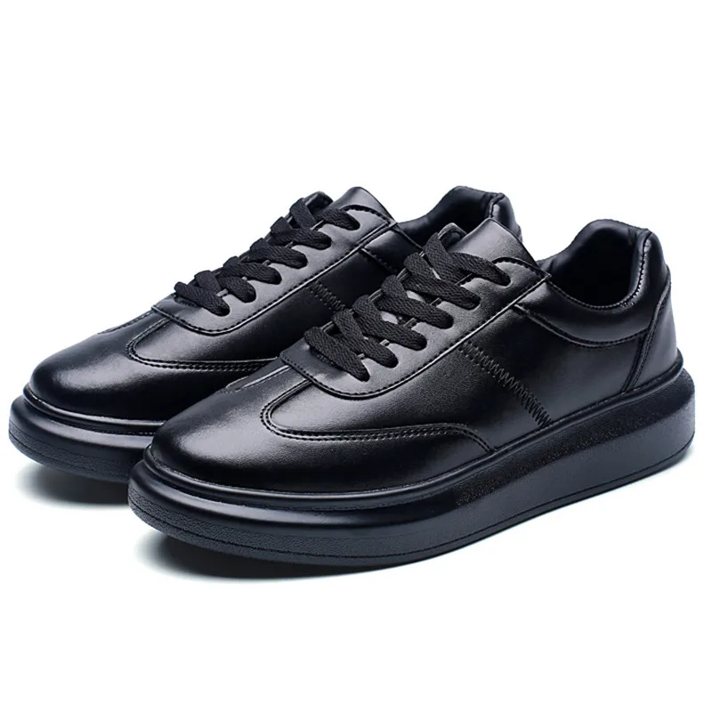 

Autumn Outdoor Sneakers Women Flat Platform Shoes Girl Casual Shoes Fashion Couple Shoes PU Leather Shoes Lace Up Tenis Mujer