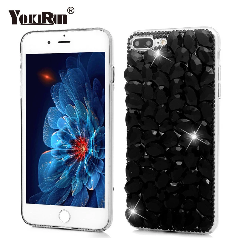YOKIRIN 3D ручной работы градиент Bling Diamond чехол для iPhone 7 Plus со стразами телефон Crystal