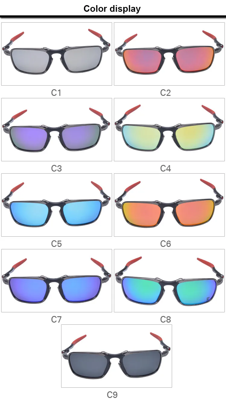 Original Brand Cycling Glass Polarized Sunglasses Alloy Frame Cycling Eyewear With Logo oculos de sol OO6020