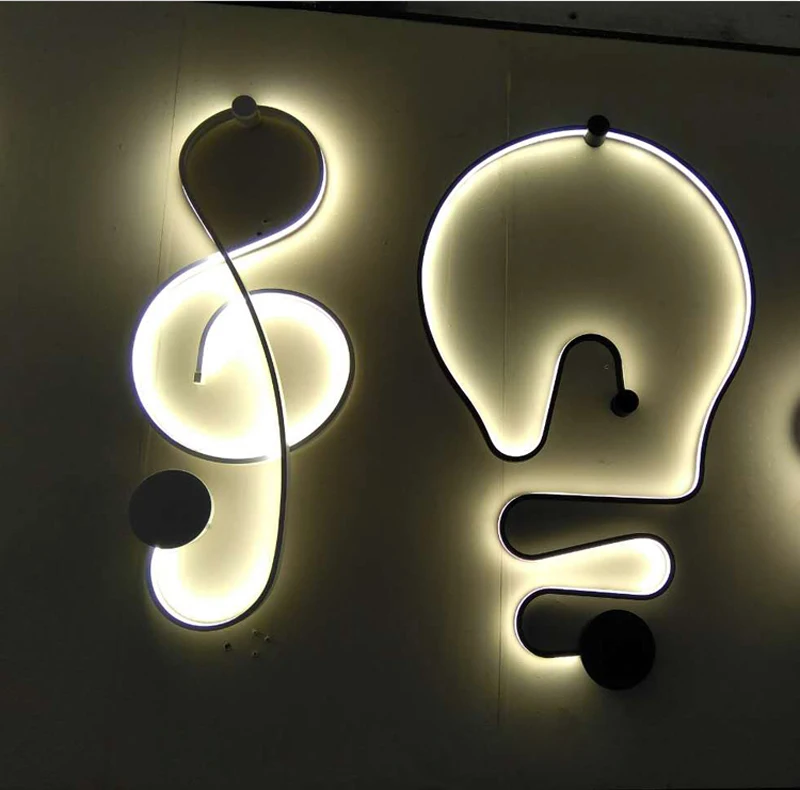 Post-modern Scandinavian modern minimalist creative wall lamp led bedside bedroom aisle corridor hotel Wall light 6