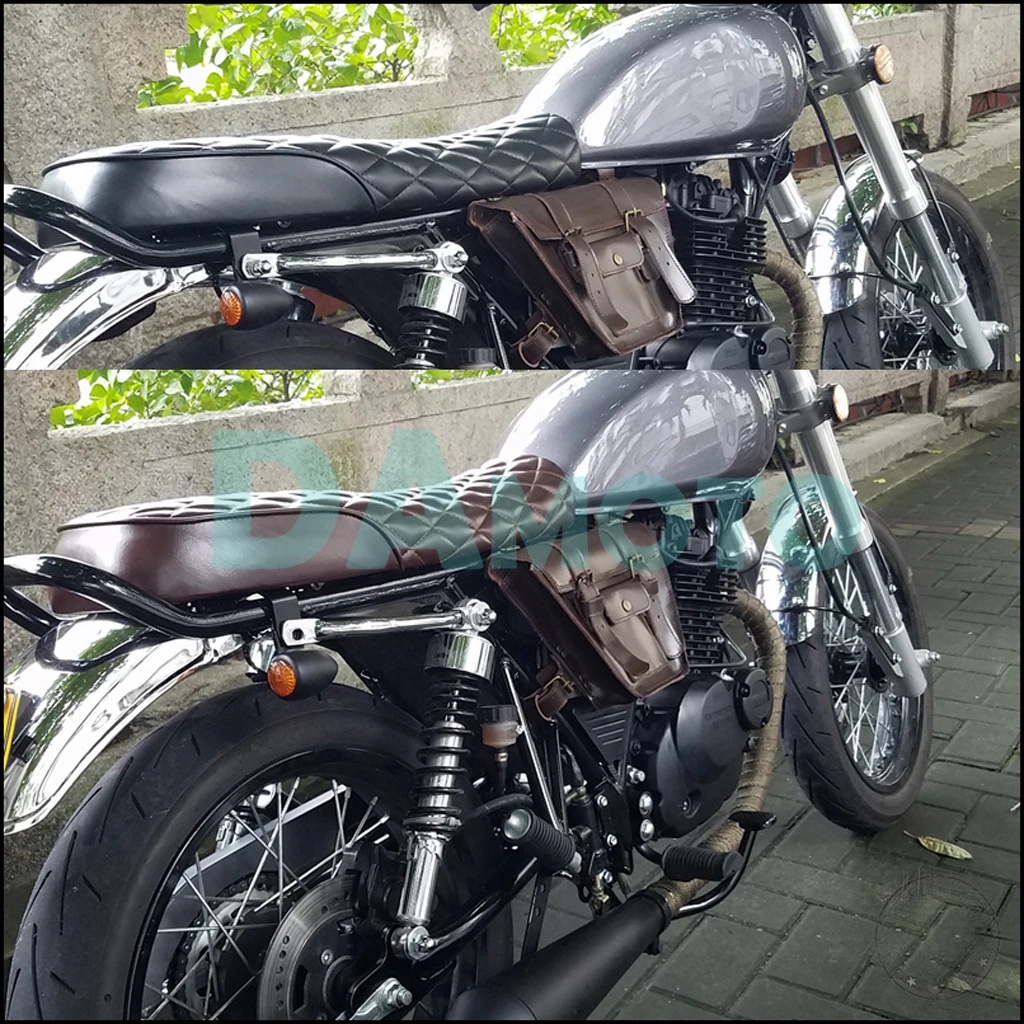 

Universal MASH Vintage Retro CAFE RACER SEAT RETRO LOCOMOTIVE motorcycle modified slim seat cushion diamond Seat saddle 64cm