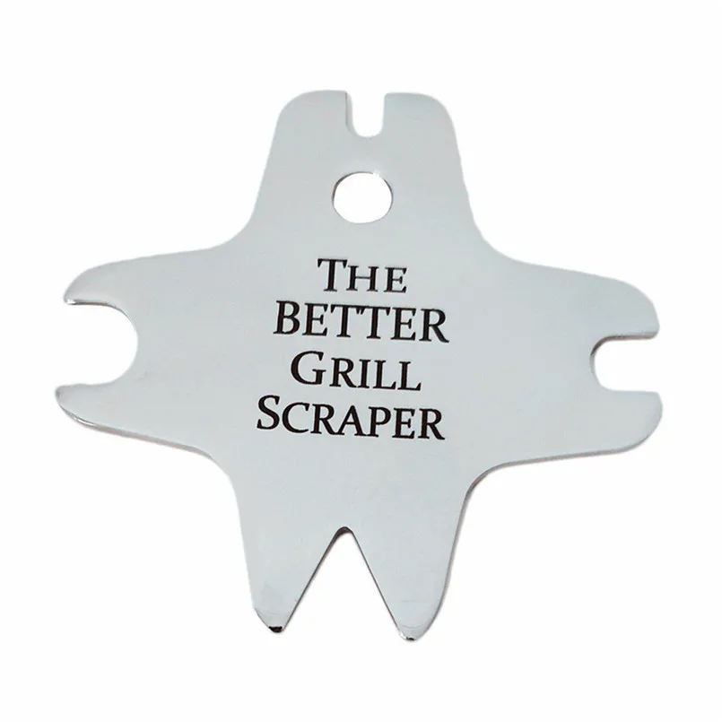 The Better Grill Scraper Barbecue Cleaning Tool Stainless Steel Cleaning Blade Stainless Steel 40DC111