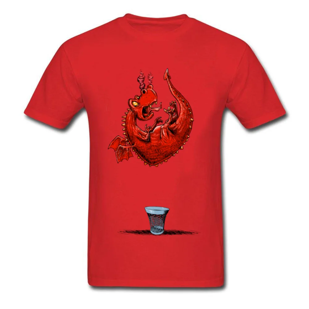 Drag n Drop All Cotton Men Short Sleeve Tops Shirt Summer Summer T Shirt Printed On Tee-Shirt Designer Round Collar Drag n Drop red