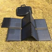 Powerful 18V 100W Folded Solar Charger Pack Outdoor Emergency Solar Power Supply for 12V Lead Batteries