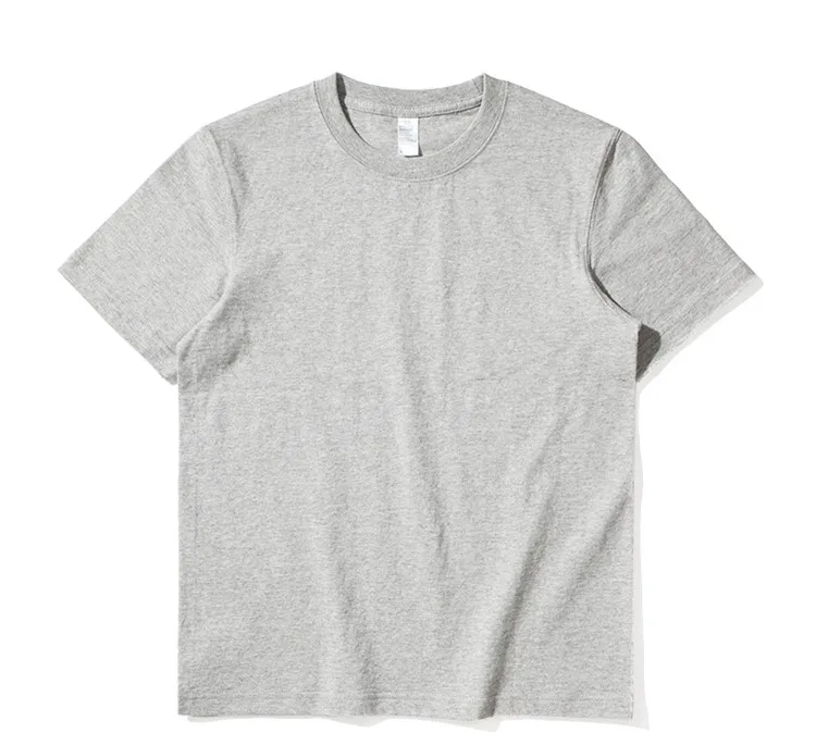 Хорошее качество хлопок футболка унисекс короткий рукав Женские однотонные Свободные повседневные футболки размера плюс мужские плотные базовые футболки