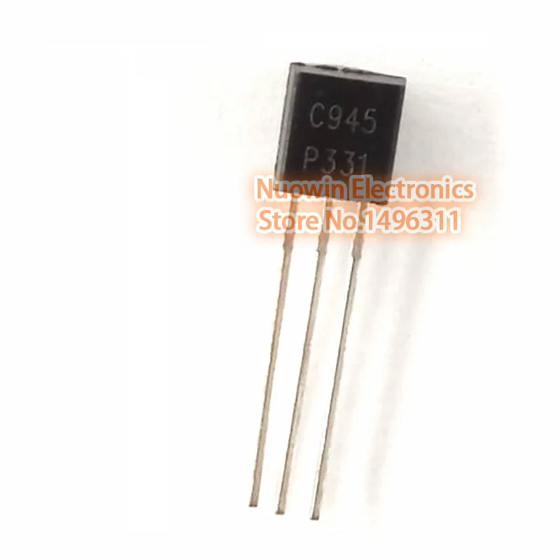 

100pcs C945 2SC945 0.15A 50V NPN in-line triode transistor TO-92