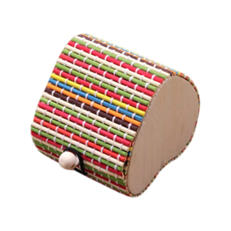 Bamboo Curtain Love Gift Jewelry Storage Box DIY Handmade Home Storage Box